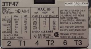 SIEMENS Leistungsschütz