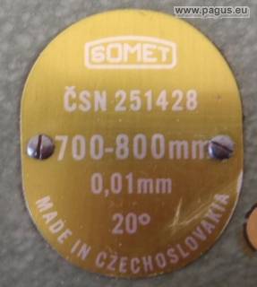 SOMET Bügelmessschraube