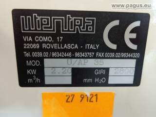 Wentylator radialny UTENTRA