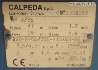 Pompa odśrodkowa CALPEDA