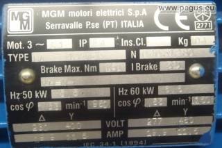 MGM Elektromotor mit Bremse