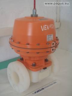 GF Membranventil Typ: 021 PVDF/PTFE