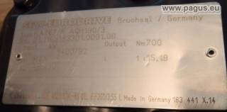 SIEMENS Servomotor mit Getriebe