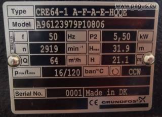GRUNDFOS Inline-Pumpe