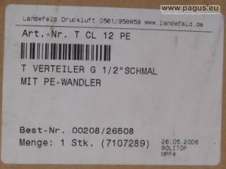 LANDEFELD Verteilerblock
