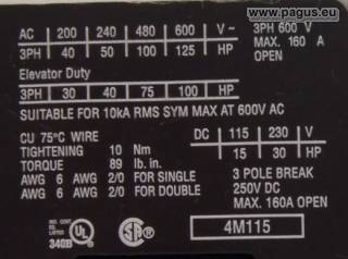 MOELLER Leistungsschütz
