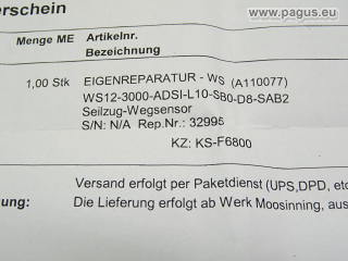 Czujnik położenia ASM