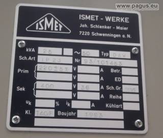 ISMET Transformator