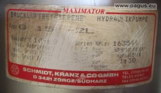 MAXIMATOR Hydraulikaggregat