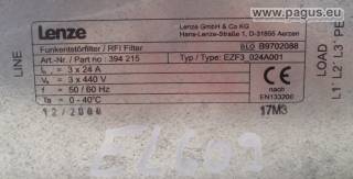 LENZE Entstörfilter