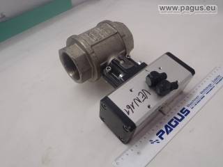 OMAL Kugelhahn mit Ventilantrieb