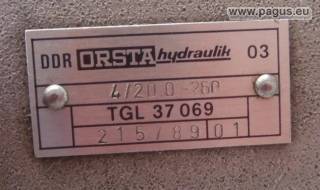 ORSTA Doppelhydraulikpumpe