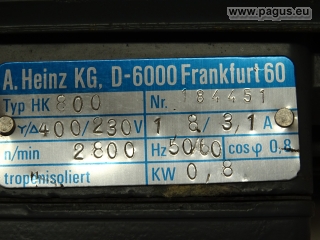 A. HEINZ Kreiselpumpe