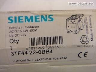 SIEMENS Leistungsschütz