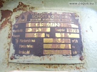 JENAER GLASWERK chemical pump (glass)