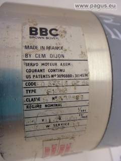 BBC Servomotor mit Tachogenerator