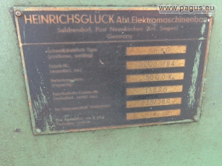 HEINRICHSGLÜCK Schweißdrehtisch