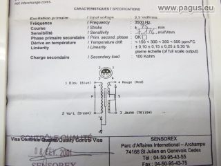 SENSOREX Linearer Wegaufnehmer