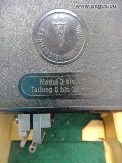 FEINMESS. Wskaźnik zegarowy SUHL do kół zębatych