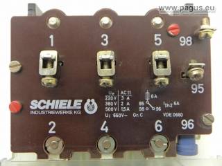 SCHIELE Überstromrelais
