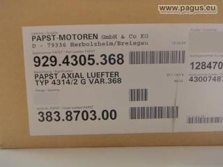 PAPST Axiallüfterset