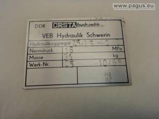 ORSTA Hydraulikaggregat