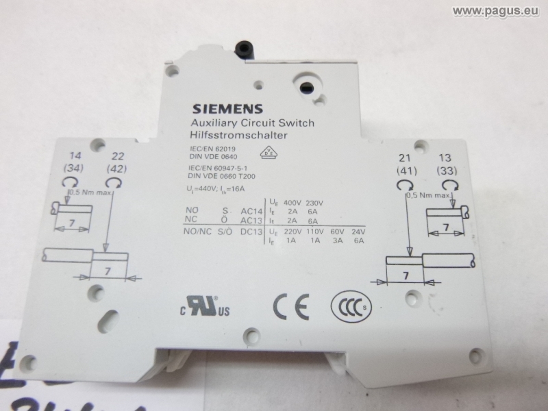 4x Siemens 5sy41 b20 sauvegarde automate 5sy4120-6 Commutateur De Protection De Ligne 20 a 20ka 