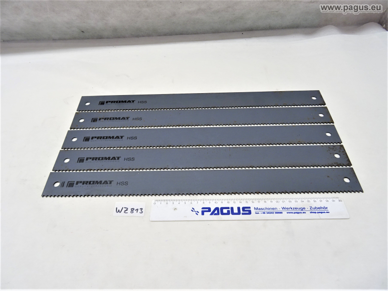 Maschinensägeblatt 500 x 50 x 2,5 mm, 5 Stück - gebrauchte und neu  