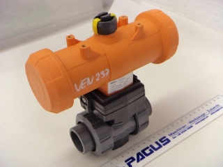 GF ball valve type: 230 PVC-U /FPM