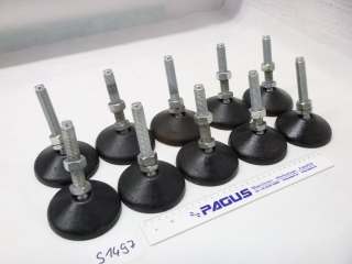 Maschinenfußset 10 Stk. Ø 95 mm x  80 mm