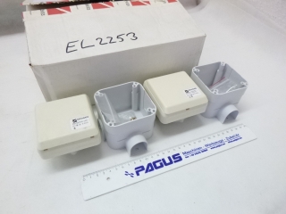 Cepex-Unterputzsteckdose Typ 4125, 3 Stück, Typ 4122, 3 Stück