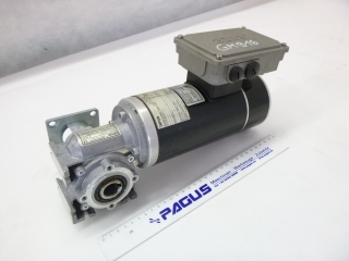 Getriebemotor mit Bremse 0,4 kW, 186,7 U/min, 100 Hz