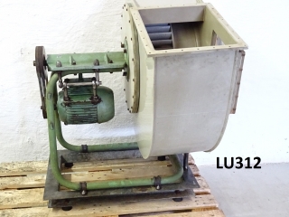 Radiallüfter 3,0 kW, 1000 U/min Kunsstoff