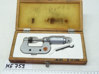 Feinmess. Suhl Bügelmessschraube mit Teller