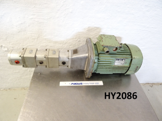 ORSTA Dreifach- Hydraulikpumpe mit Motor