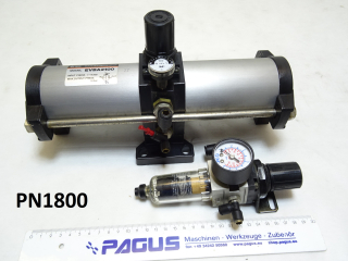 SMC Druckverstärker, mit Filter- Regelventil