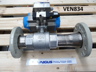 END-ARMATUREN Kugelhahn mit pneumatischem Ventilantrieb