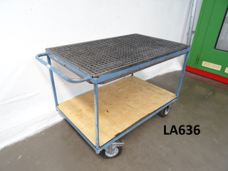 FETRA Tischwagen, mit Gitterrost