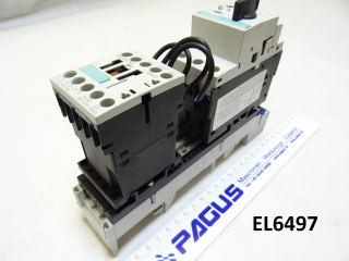 SIEMENS Motorschutzschalter mit OM-Adapter und Schütz