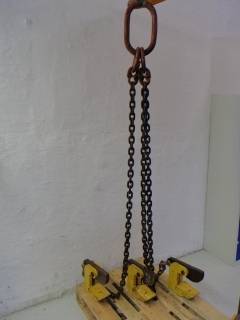 Kettengehänge mit Horizontal Klemmen 3000kg